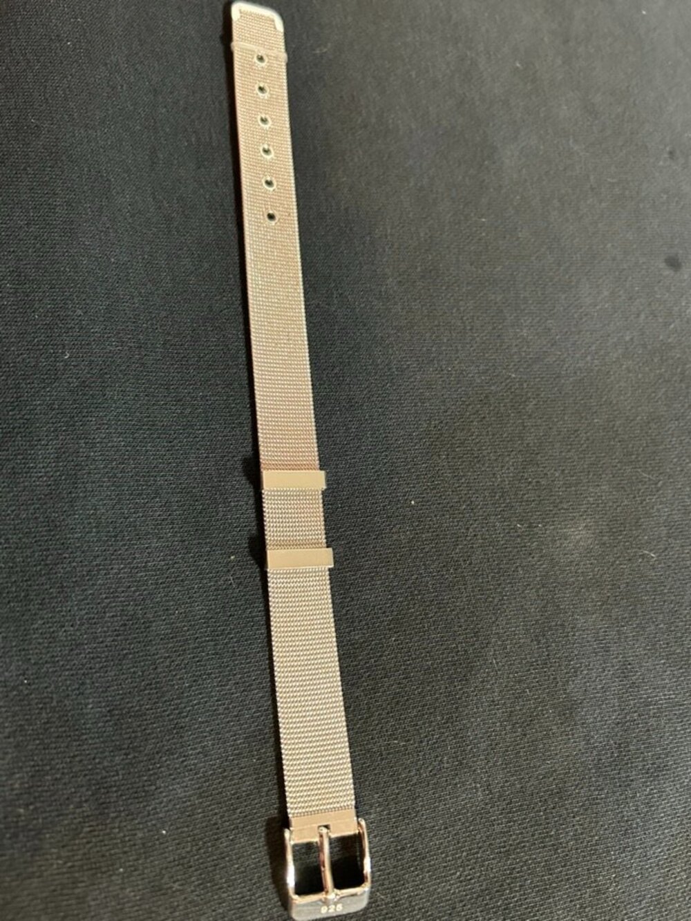 Silver Milanese Mesh Bracelet Adjustable